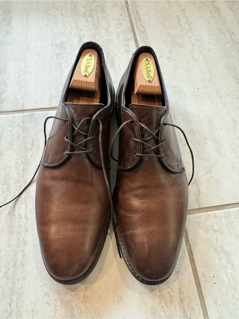 Allen Edmonds Brown Leather Chukka Boots